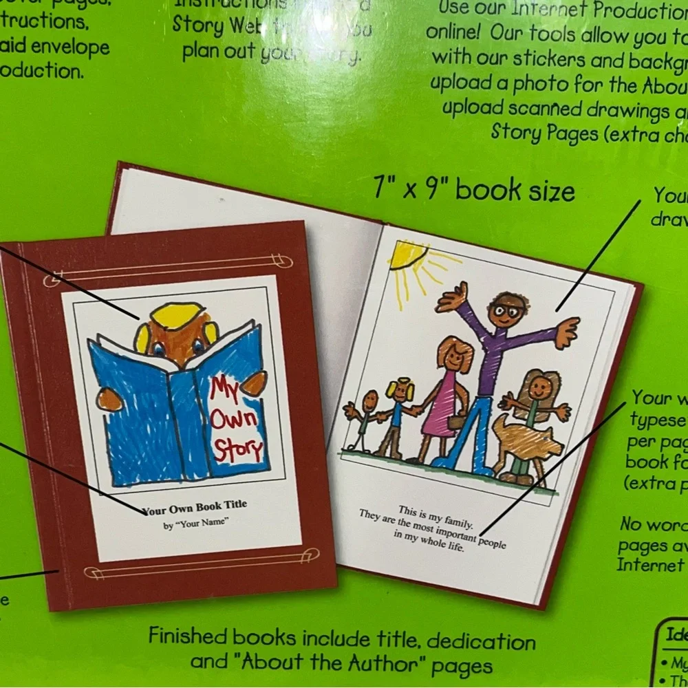 Creations by You Illustory Publish Your‎ Own Book, New, Sealed Box
